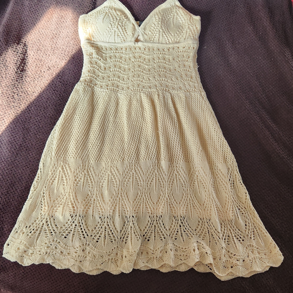 Crochet Lace Sleeveless Dress